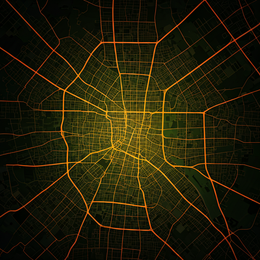 Road network map