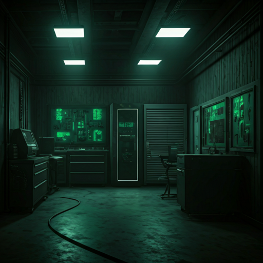 Automotive workshop background